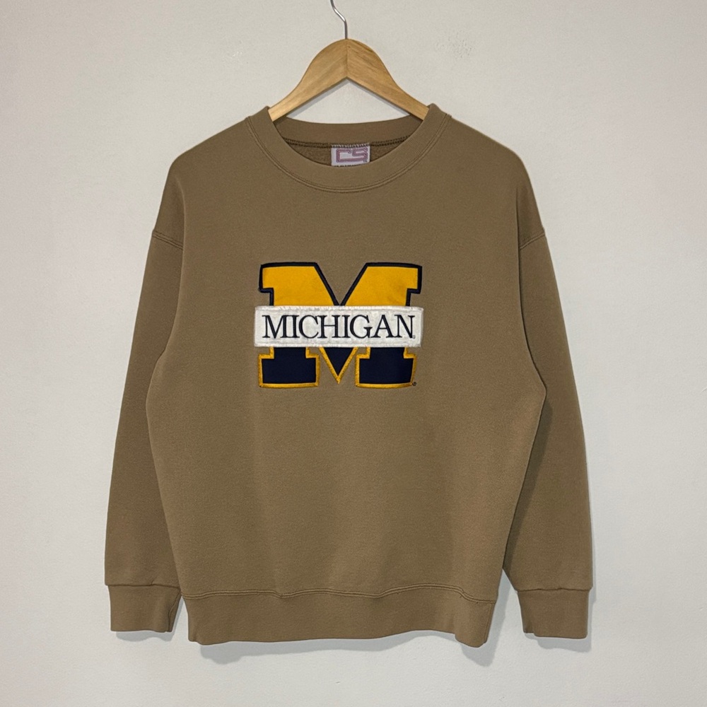 Vintage Michigan Wolverines Crewneck / Medium / 90s